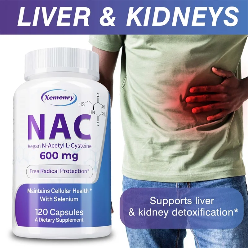 Nac N Acetyl Cysteine - NAC Kapsülleri 600mg - Cilt Sağlığını